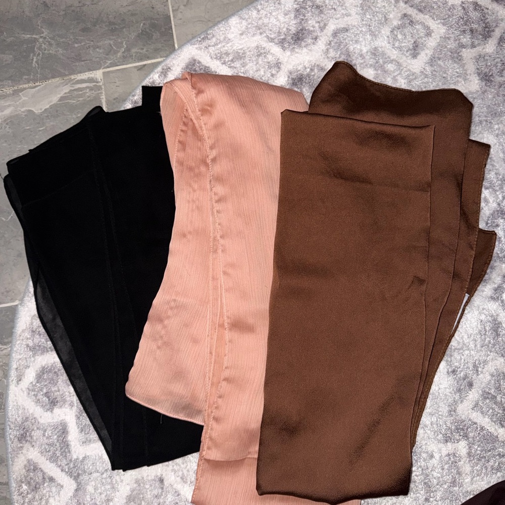 Set of 9 Colored hijabs